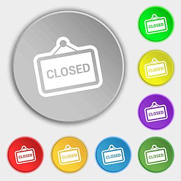 Close The Door Sign Vector Art PNG Images | Free Download On Pngtree