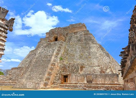 Mayan Pyramids In Edzna Campeche Mexico X Royalty Free Stock Image