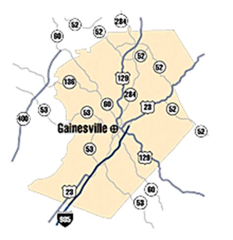 Gainesville, GA – Map | Northeast GA Cities & Towns