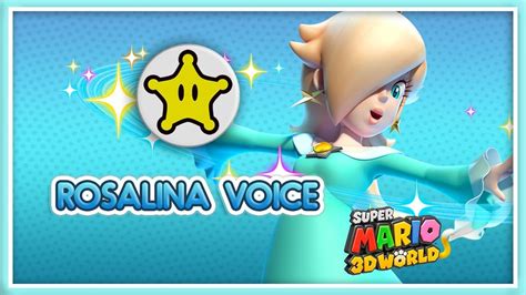 Rosalinas Voice Super Mario 3d World Youtube