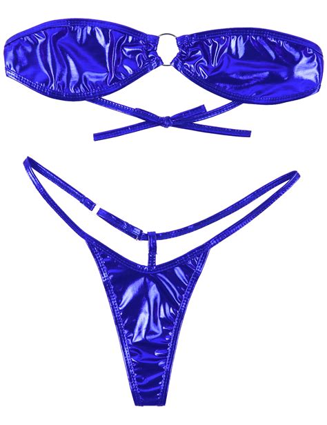 Bikinis Msemis Damen Meerjungfrau Bikini Oberteil Top Triangle Bikinis