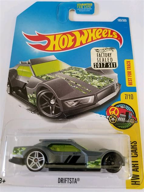 Mattel Hot Wheels Factory Sealed Set Hw Art Cars Driftsta Grey Amazon In Toys Games