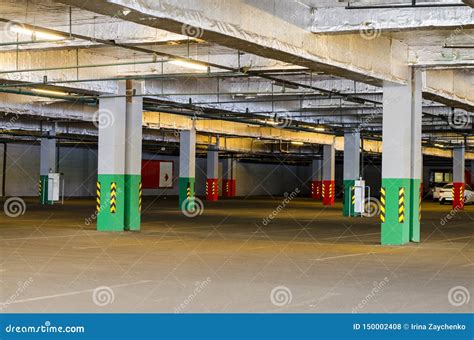 Parking In The Mall Covered Underground Parking For Cars Stock Photo