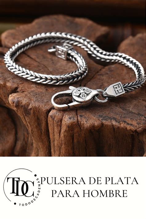 Esclavas De Plata Para Hombre De Alta Calidad Pulsera Plata Hombre