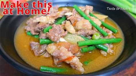 Ulam Sa Tag Ulan Classic Filipino Beef Soup Recipe Is So Delicious💯👌 You Have To Make At Home