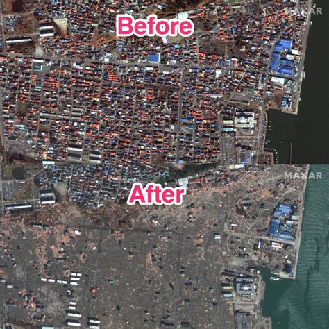 Satellite Photos Of Earthquakes In Japan In 2024 And 2011 Show The