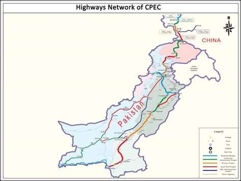 Highways Network Of Cpec China Pakistan Economic Corridor Cpec