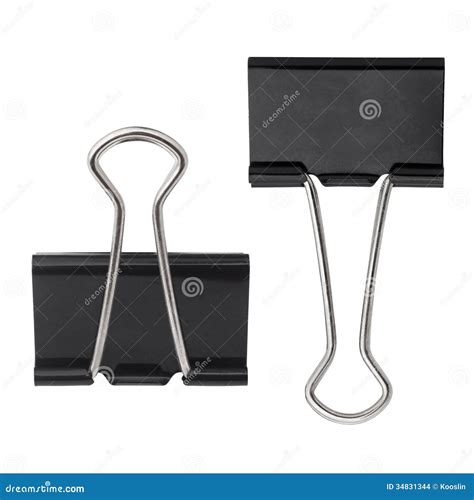 ฺBlack Paper Clip Stock Photo | CartoonDealer.com #56002014