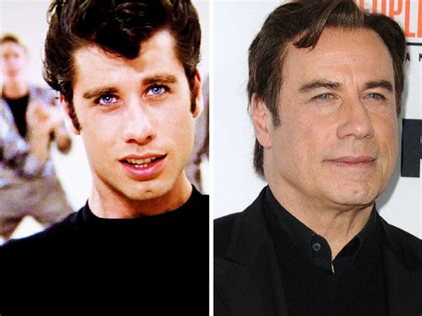 John Travolta Then And Now