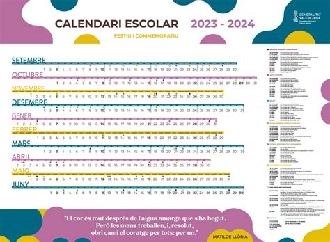 Gva Educaci On Twitter Ja Tenim El Calendari Escolar Amb