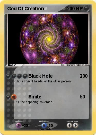 Pokémon God Of Creation - Black Hole - My Pokemon Card