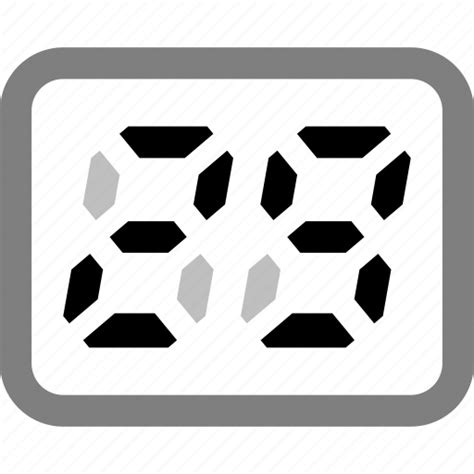 Digital Number Time Timer Icon Download On Iconfinder