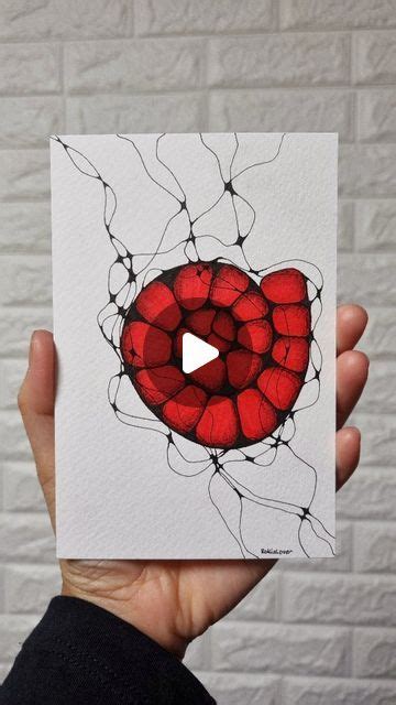 Rokia Love On Instagram Day Neurographic Art Challenge Zentangle