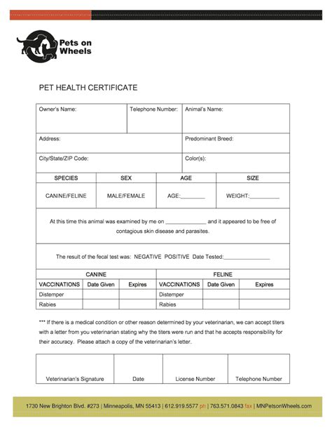 Dog Vaccination Certificate Template – Douglasbaseball.com