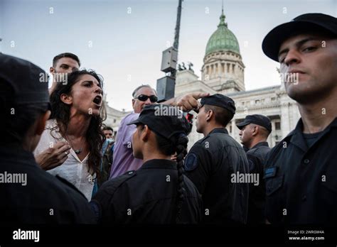 Left Wing Congresswoman Celeste Fierro Argues With Police During The