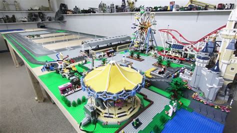 Lego City Update Basic Layout And Amusement Park Youtube