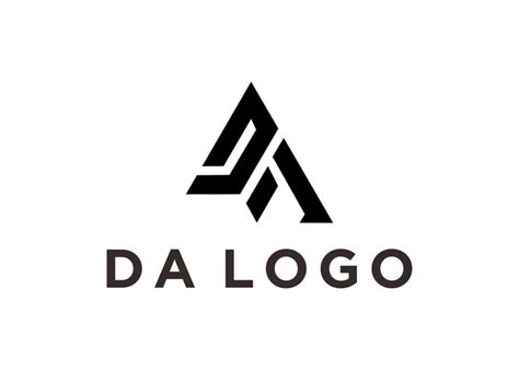premium vector da logo design vector illustration