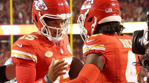 Chiefs Patrick Mahomes And Rashee Rice Talk Chemistry Vs Raiders