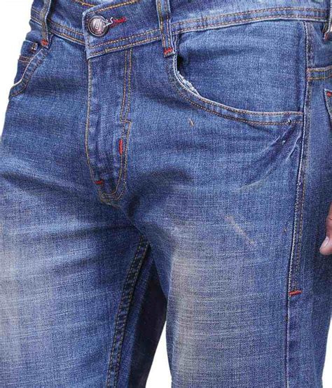 X Cross Blue Denim Regular Fit Jeans For Men Buy X Cross Blue Denim