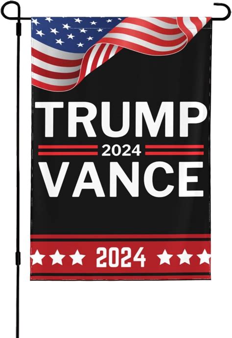 Amazon X Trump Vance Garden Flag Double Sided Donald