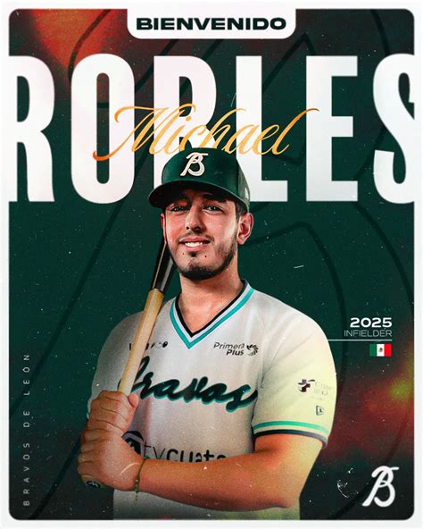 Michael Robles Es El Primer Refuerzo De Bravos Rumbo A 2025 Bravos De