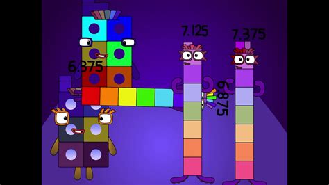 Numberblocks Band Eighths 6 Youtube