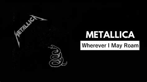 Metallica Wherever I May Roam Drums And Bass Backing Track With Guitar Tabs Youtube