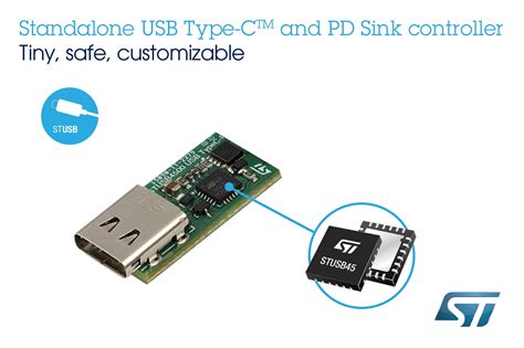 STMicroelectronics Standalone USB Type C Power Delivery Controller