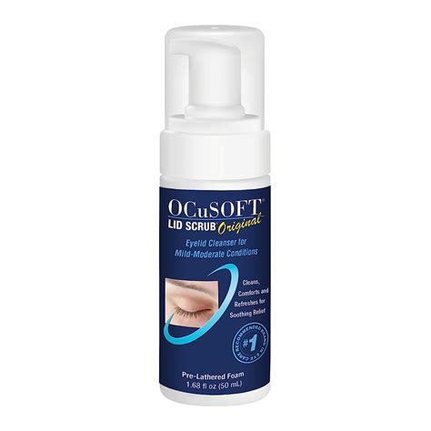 Amazon.com: OCuSOFT Lid Scrub Original Foaming Eyelid Cleanser - Mild ...