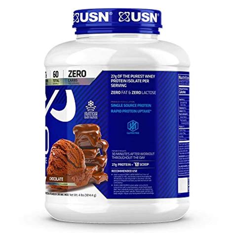 Usn Supplements Zero Carb Iso Pro Whey Protein Isolate Pounds Tu