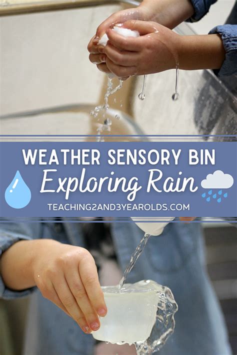 How To Explore Weather With A Rain Sensory Bin