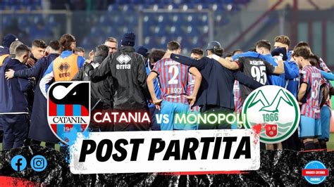 Salotto Rossazzurro Post Partita Catania Monopoli Youtube