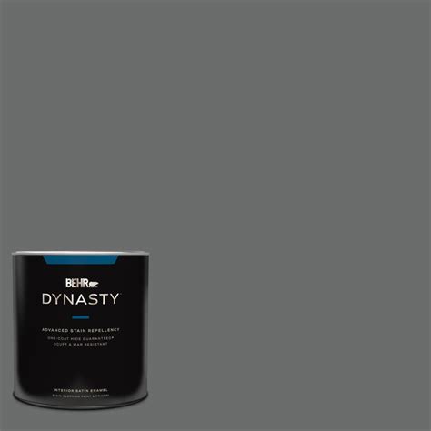 Behr Dynasty Qt F Dark Ash Satin Enamel Interior Stain