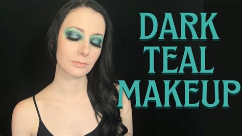 Dark Teal Smokey Eye Halo Eye Makeup Tutorial Youtube