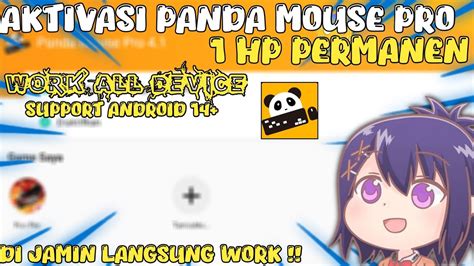 CARA AKTIVASI PANDA MOUSE PRO 1 HP TERBARU 2024 DAN ATASI KEYBOARD