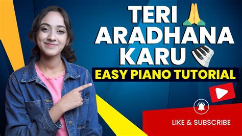 Teri Aradhana Karoon - Easy Piano/Keyboard Chords & Notes Chart | Yeshu ...