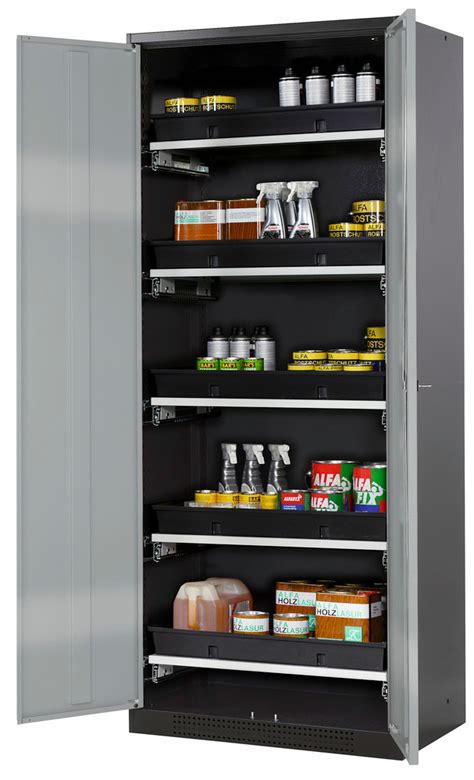 Armoire Pour Produits Chimiques Systema T CS 85 Anthracite Argent 5