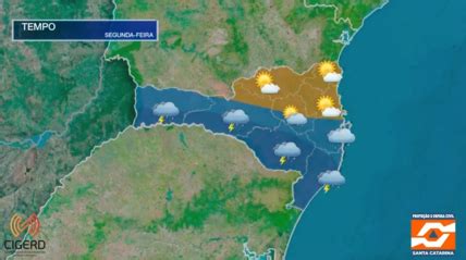 V Deo Previs O Do Tempo Para Santa Catarina Segunda Feira De