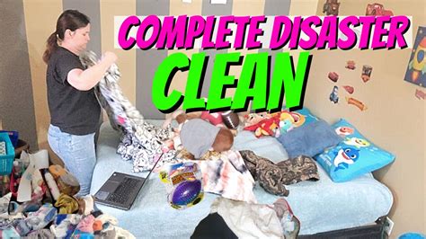 COMPLETE DISASTER CLEAN WITH ME 2023 NEW DISASTER BEDROOM CLEAN WITH