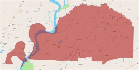 Tipton County Map