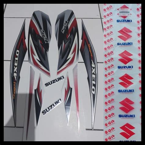 Jual Stiker Striping Lis Body Motor Shogun Axelo 125 Original Suzuki