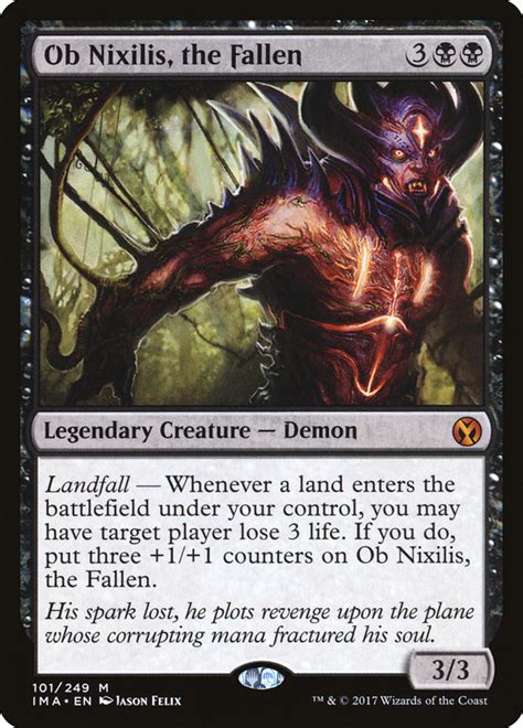 Ob Nixilis The Fallen Magic Card