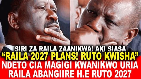 Raila Plans Expo Ed Ruto Kwisha Ndeto Cia Magigi Kwanikwo Uria