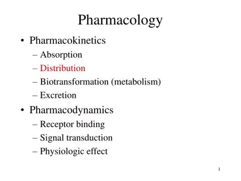 Ppt Pharmacology Powerpoint Presentation Free Download Id1328319