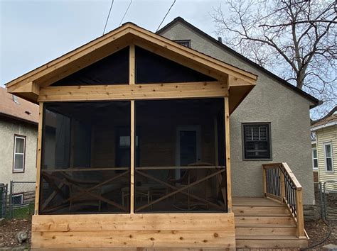 Vaulted Gable Roof Screen Porch Dupont Decks