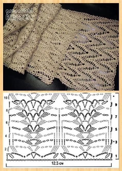 Pin By Pinner On Scialli Sciarpe Poncho E Gilet Crochet Stitches