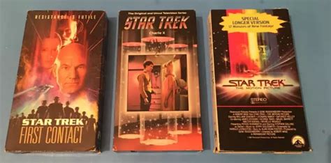 STAR TREK FIRST CONTACT MOTION PICTURE VHS Tapes Science Fiction