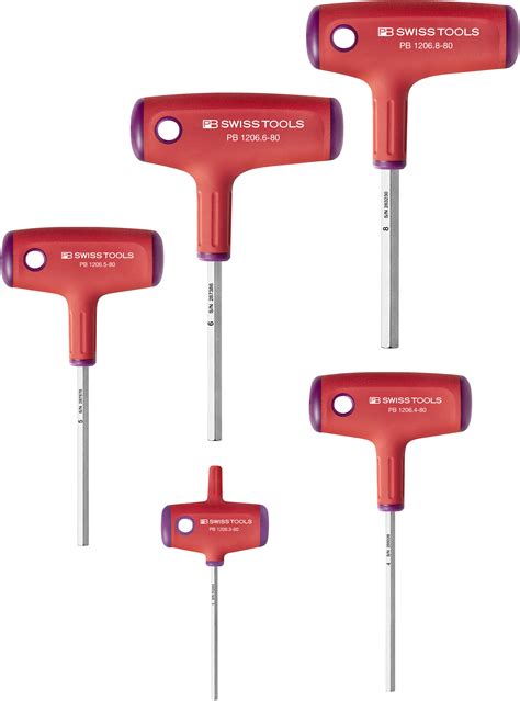 Hex Key Screwdriver Set With Cross Handle For Hexagon Socket