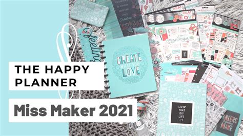 Miss Maker Collection The Happy Planner Fall Release Youtube