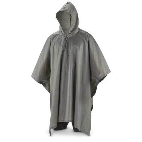 Us Military Surplus Waterproof Foliage Poncho New 641294 Rain Gear And Ponchos At Sportsman